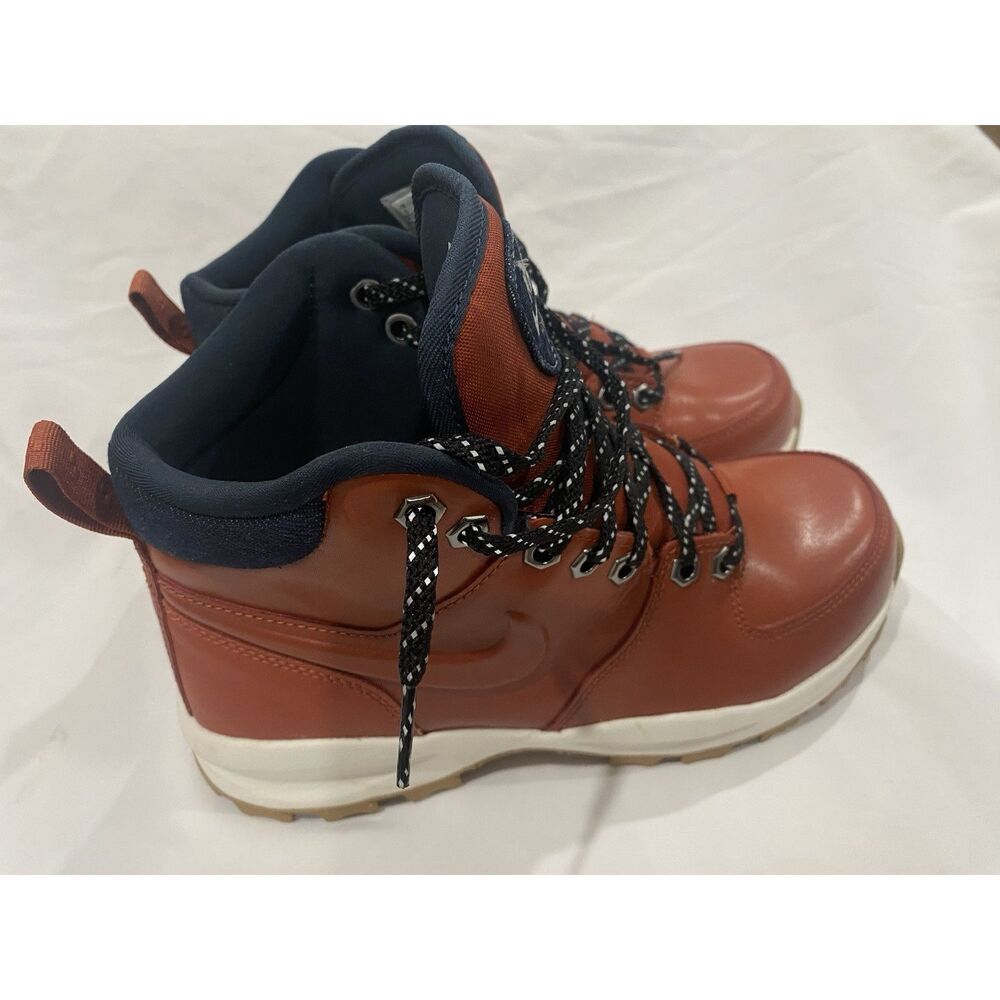 NIKE Manoa Leather SE Boots Mens US 5 Rugged Orange DC8892-800 Lace Up - Picture 4 of 16